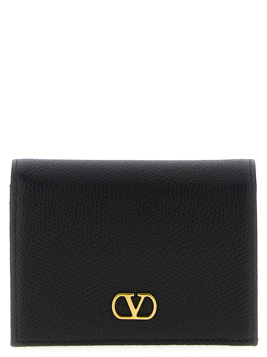 Valentino Garavani Vlogo Signature Wallet Wallets And Card Holders Black