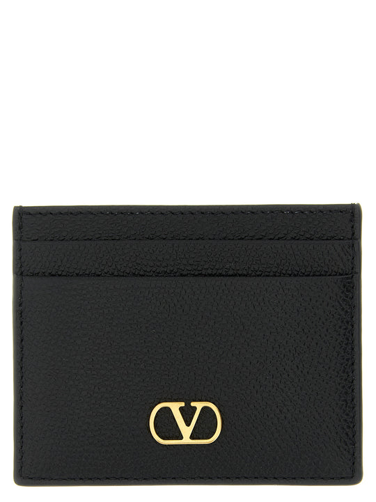 Valentino Garavani Vlogo Signature Cardholder Wallets And Card Holders Black
