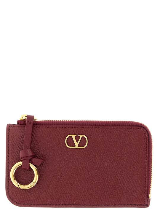 Vlogo Signature Wallets And Card Holders Bordeaux
