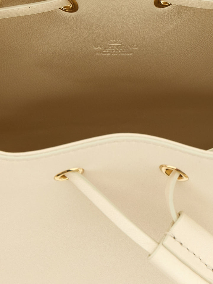 Valentino Garavani Valentino Garavani Vlogo Signature Sechiello Bag Crossbody Bags - White | f1a87390f5cef502cfe7aef3d3ab56ea89c607e3