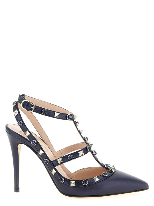 Rockstud Pumps Blue