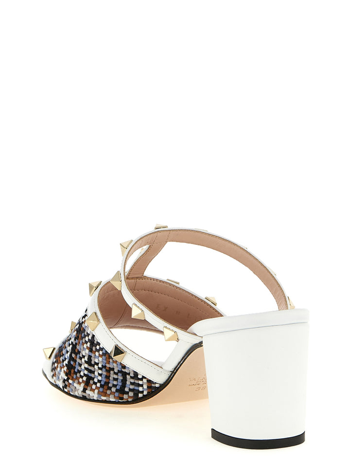 Valentino Garavani Rockstud Sandals - White | fbcdb49262f136c299d94e60d2673a7f7affc0fa
