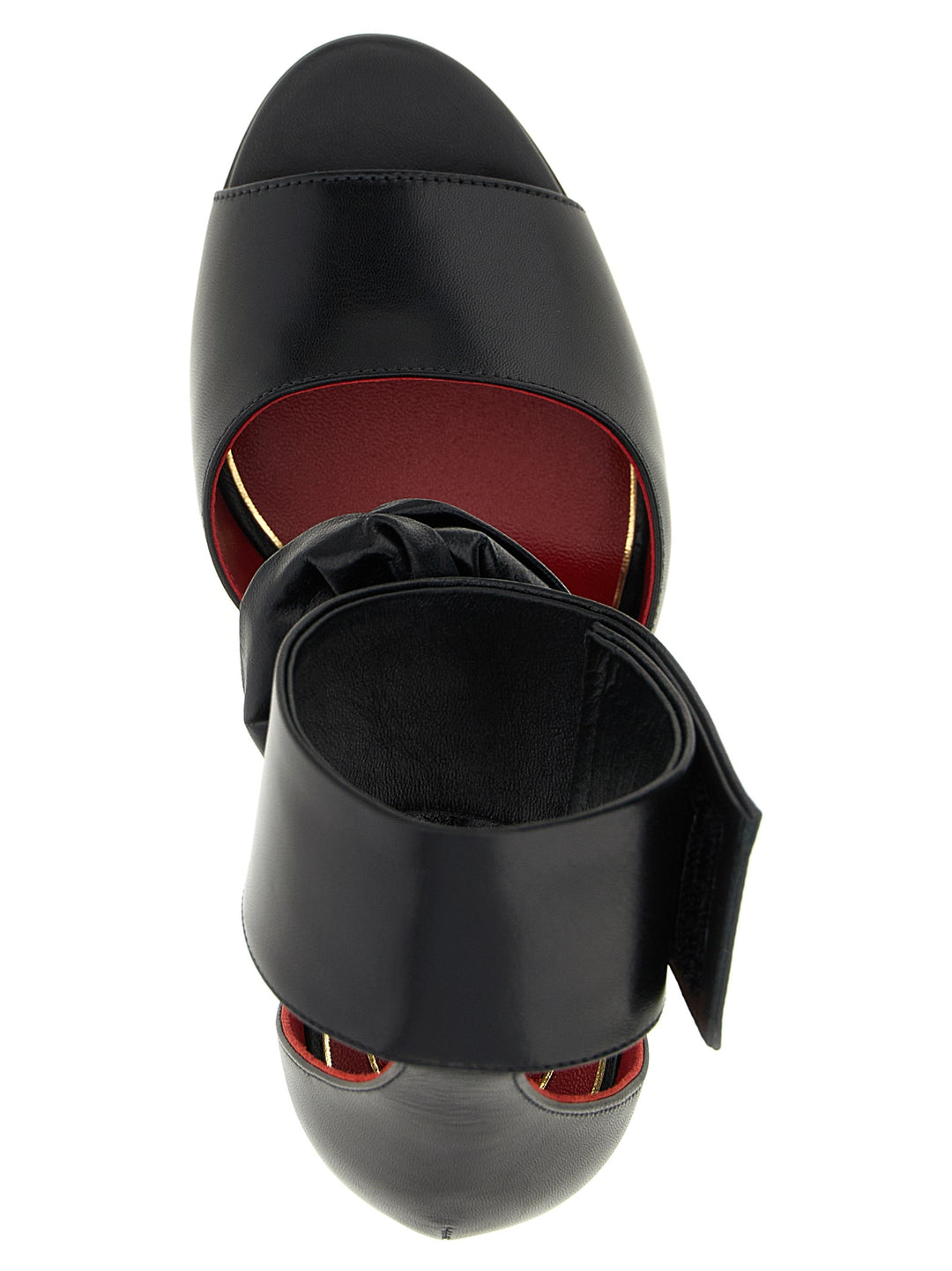 Valentino Garavani Drip Rose Sandals - Black | 3a46ab9c2497c8ffb08a0f607aec98a2f4274871