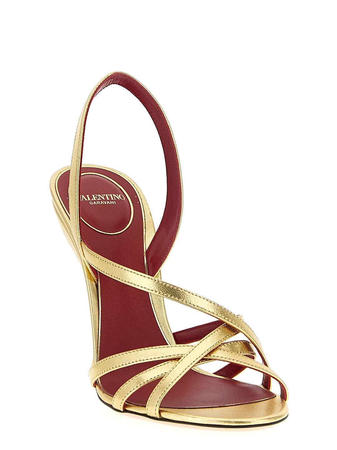 Valentino Garavani Fetishique Sandals - Gold | 85eab5e563d47e6b6be4af5c463ede26e7be5ea7