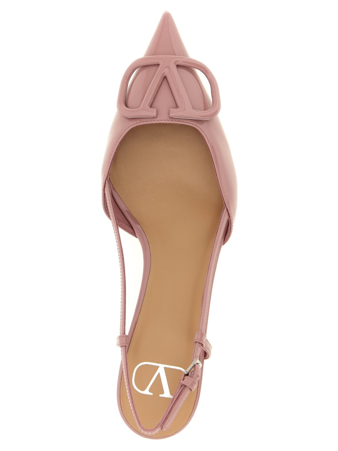 Valentino Garavani Slingback Valentino Garavani Vlogo Signature Pumps - Pink | 49b1059891e0e3b1af1438389c835b3d82f0f653