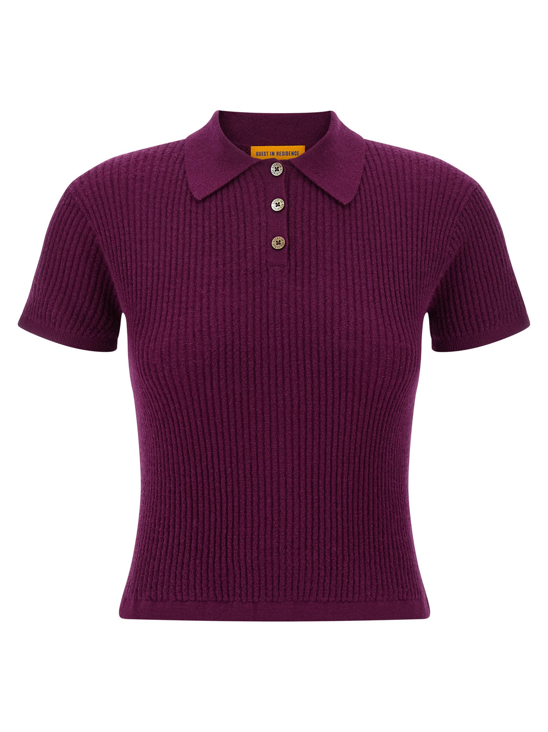 Guest In Residence Shrunken Polo - Purple | 564f08cba17c0ecb43b574958077ac51312dd868
