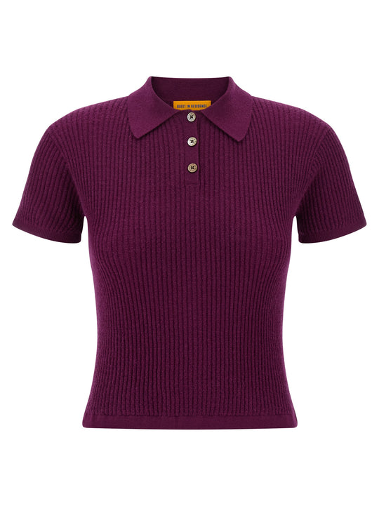 Shrunken Polo Purple