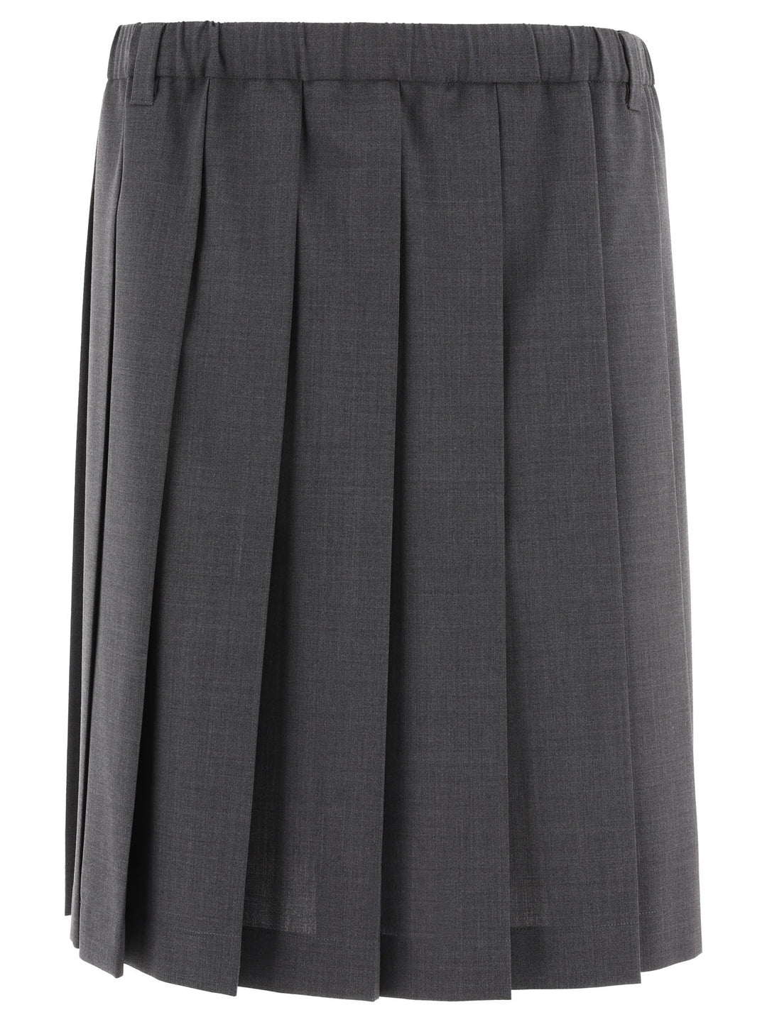 Aspesi Stretch Pleated Skirt Skirts - Grey | f5c7eec9d87701b951f79d51458f49348df1cdb1