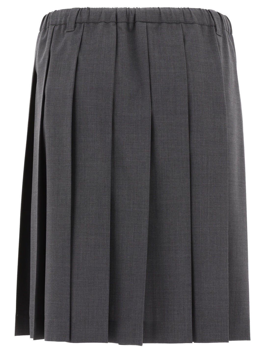 Aspesi Stretch Pleated Skirt Skirts - Grey | d53fe06e5585fddb2518e153591980dbdcb7b51c