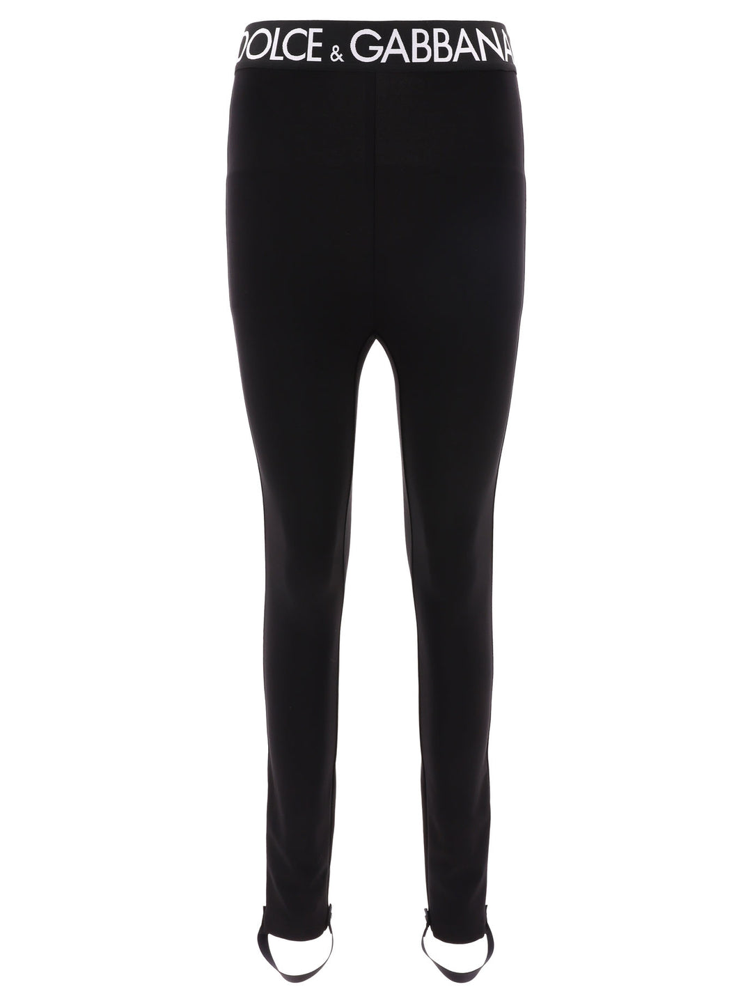Dolce & Gabbana Legging With Elastic Band Trousers - Black | 7589fbe8df0ed93cd81fe75cdf82c9e5351c31a8