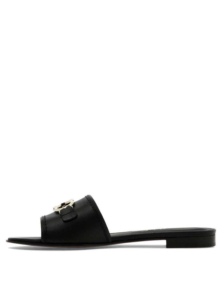Ferragamo Rhodes Sandals - Black | 3205b36799fe30ca5dcd20b1452c69880466de5e