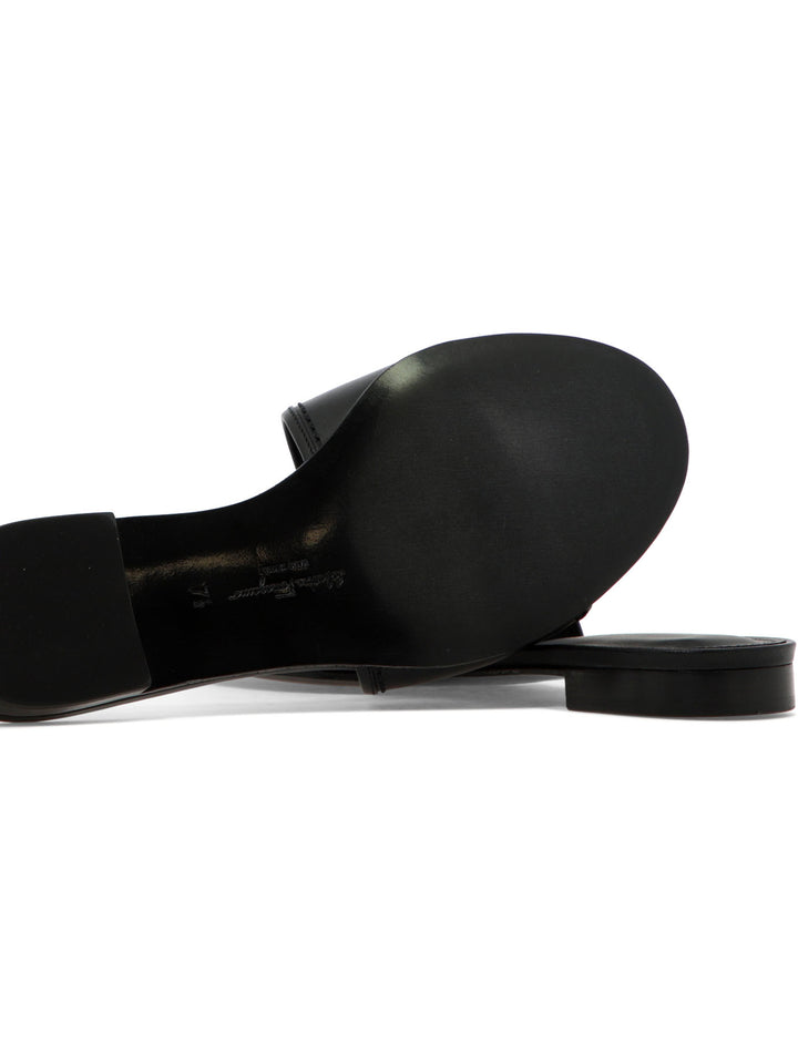Ferragamo Rhodes Sandals - Black | 8d2e0a3ffbbcbf2a1bda45265437a69e8430274e