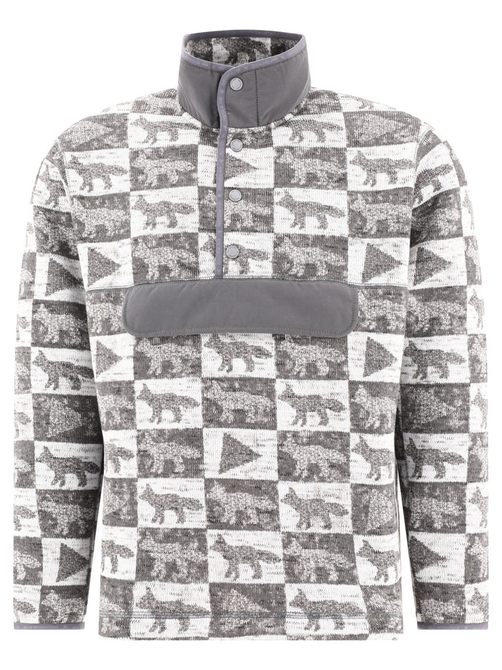 And Wander And Wander X Maison Kitsuné Sweatshirts - Grey | 1229fd3e12f677cf7364f945f9da95e810f13065