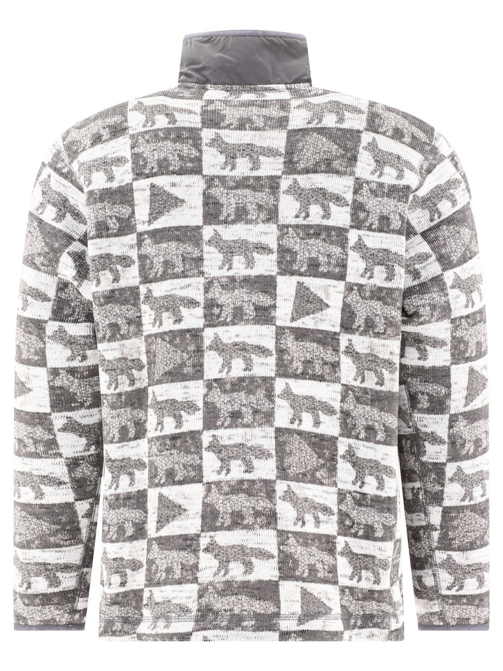 And Wander And Wander X Maison Kitsuné Sweatshirts - Grey | a1794eb6fdcd27a07614876359c1d3520a77165b