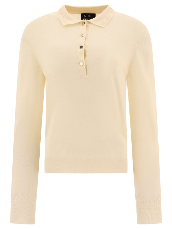A.P.C. Aurine Polo shirts - Beige | 8017bdddcb349ec494d9053c2c447f24425e8a74