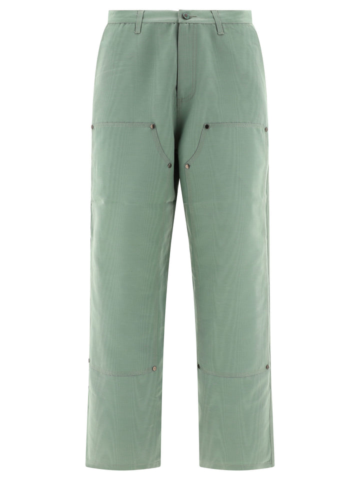 Brain Dead Double Knee Trousers - Green | b07f545264f47b6322e8445a8eedf55fa769a42c