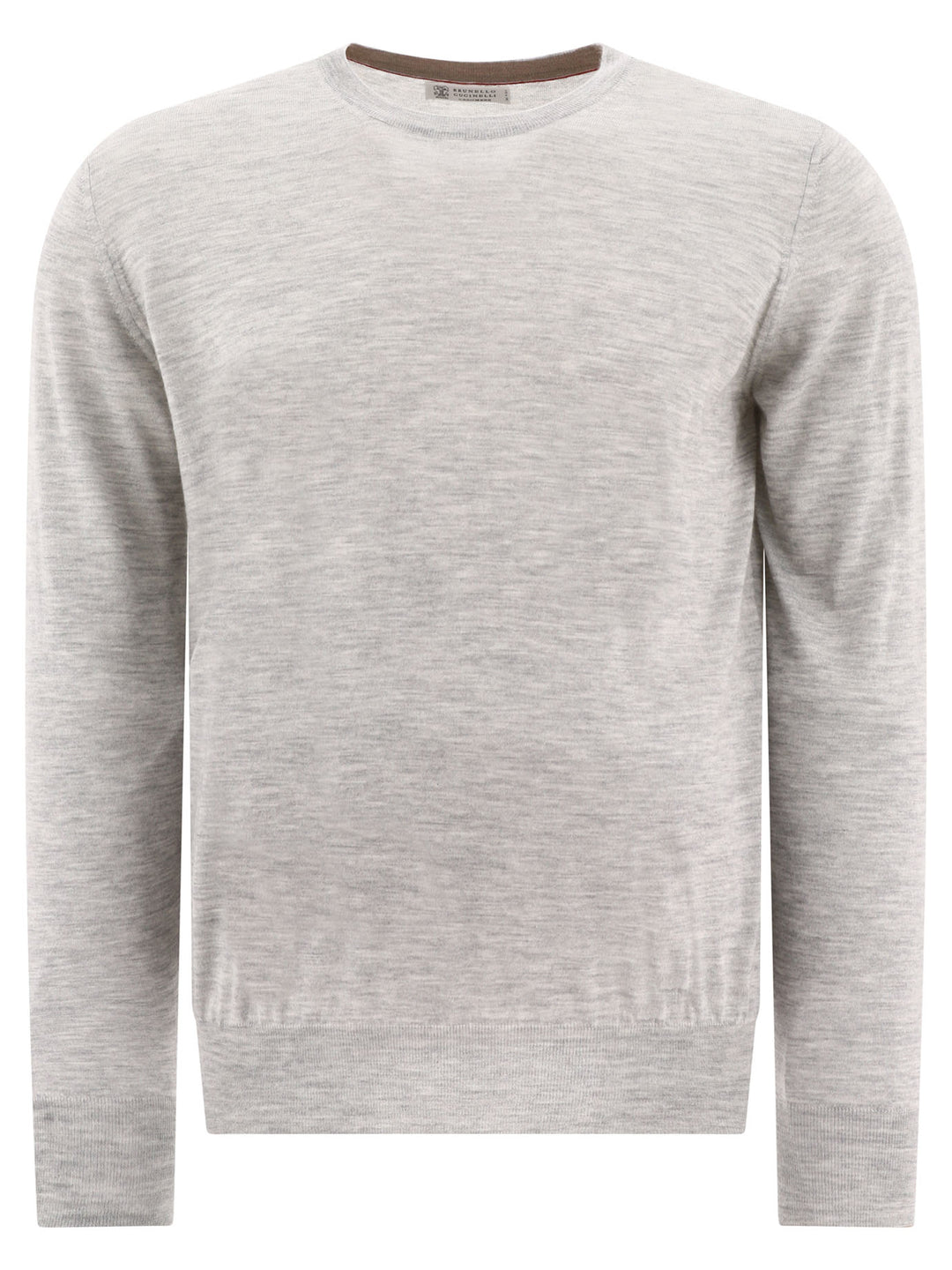 Brunello Cucinelli Lightweight Cashmere And Silk Sweater Knitwear - Grey | 61ad81fd2d851d9334d8a40e7b6da122111dab68