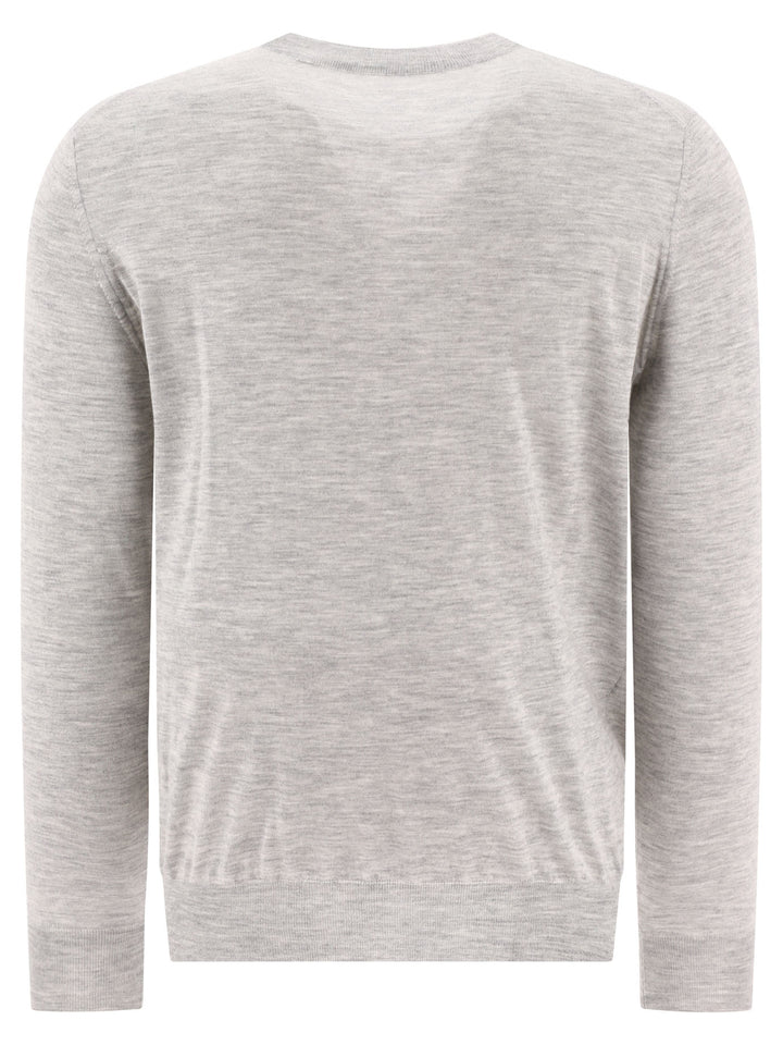 Brunello Cucinelli Lightweight Cashmere And Silk Sweater Knitwear - Grey | 8ac4bf6f61ab70a99ca83e7bb1cd8843a05d5b6d