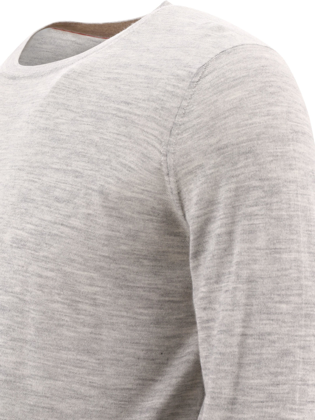 Brunello Cucinelli Lightweight Cashmere And Silk Sweater Knitwear - Grey | b96d6da37c70e73d150180c066d902f83d80cf4e