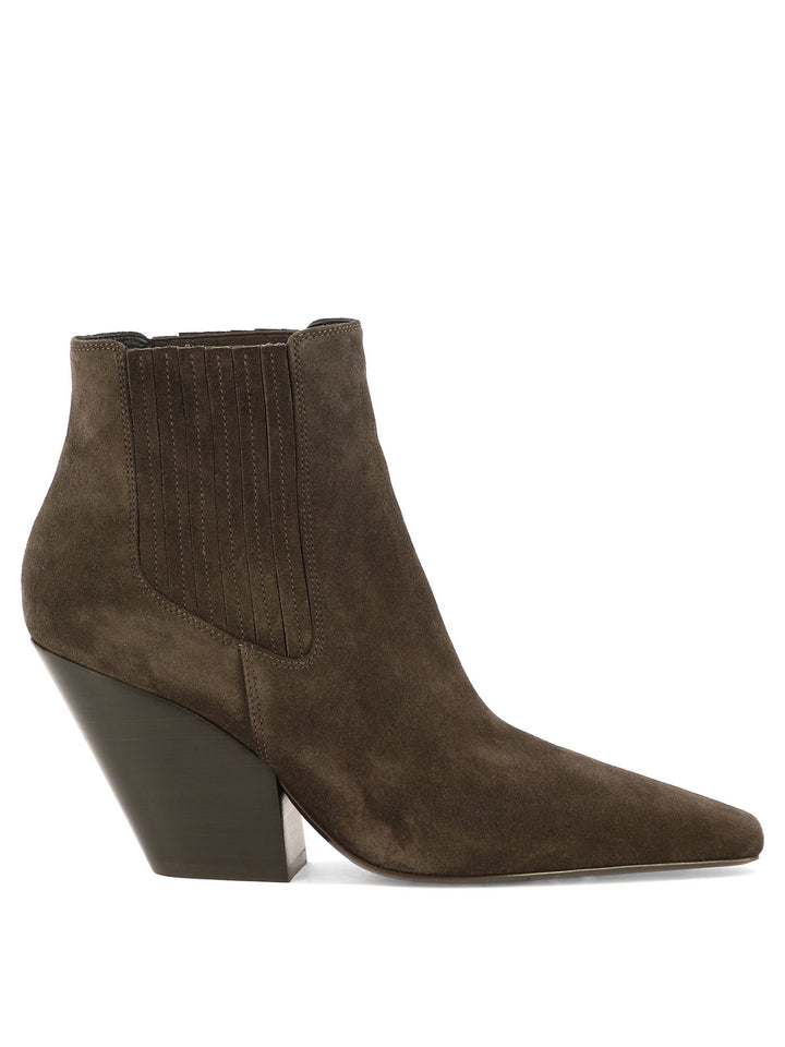 Casadei Anastasia Vulcano Ankle Boots - Brown | 2ff52541a8da7a92f420e8506e57435301770ada