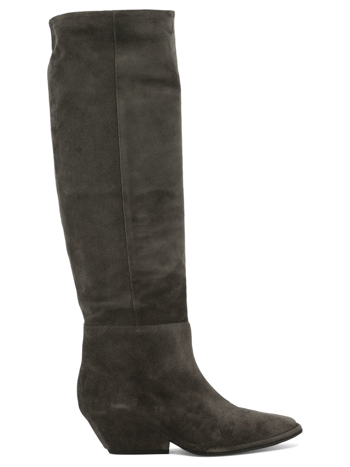 Del Carlo Crio Boots - Grey | b118917ad99a491a3f93efd1925625302baa6dc3