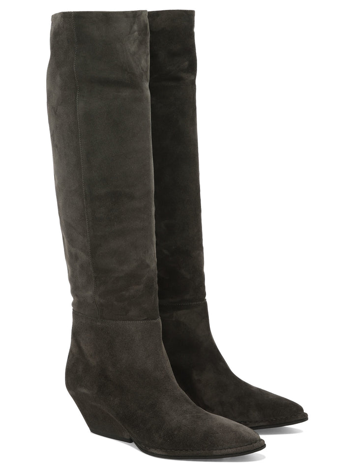 Del Carlo Crio Boots - Grey | 709320ce2d6dc2485e89b2b4aee3b96c47637f22