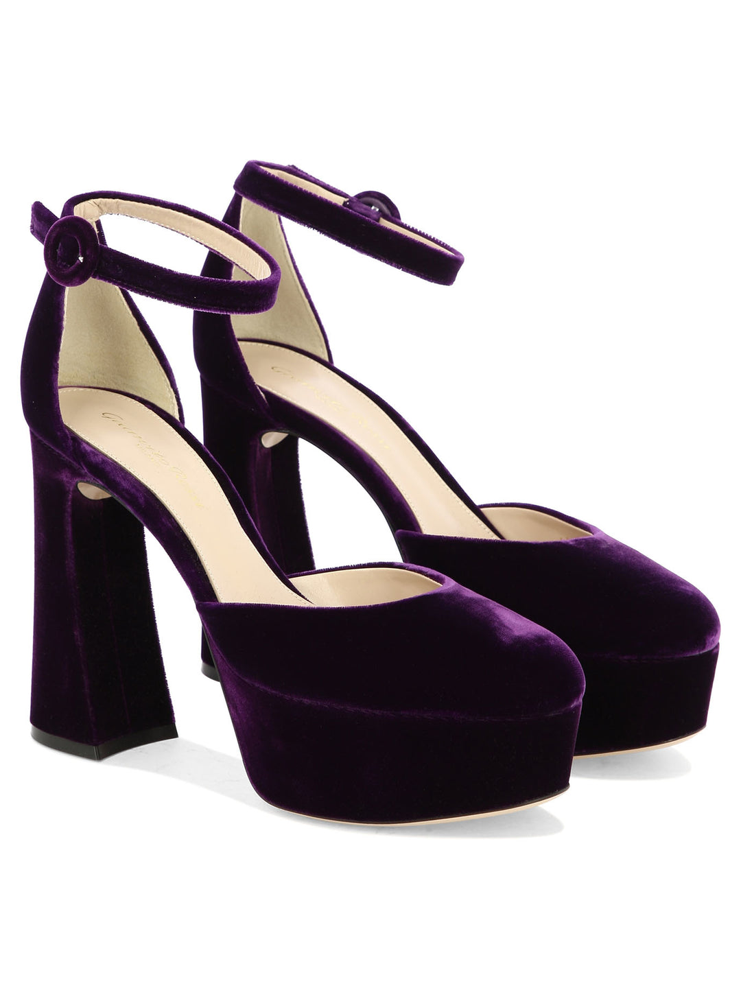 Gianvito Rossi Holly D Heeled shoes - Purple | 49aae07ce72a91a1c3018ad149d2f26cd1fb9310