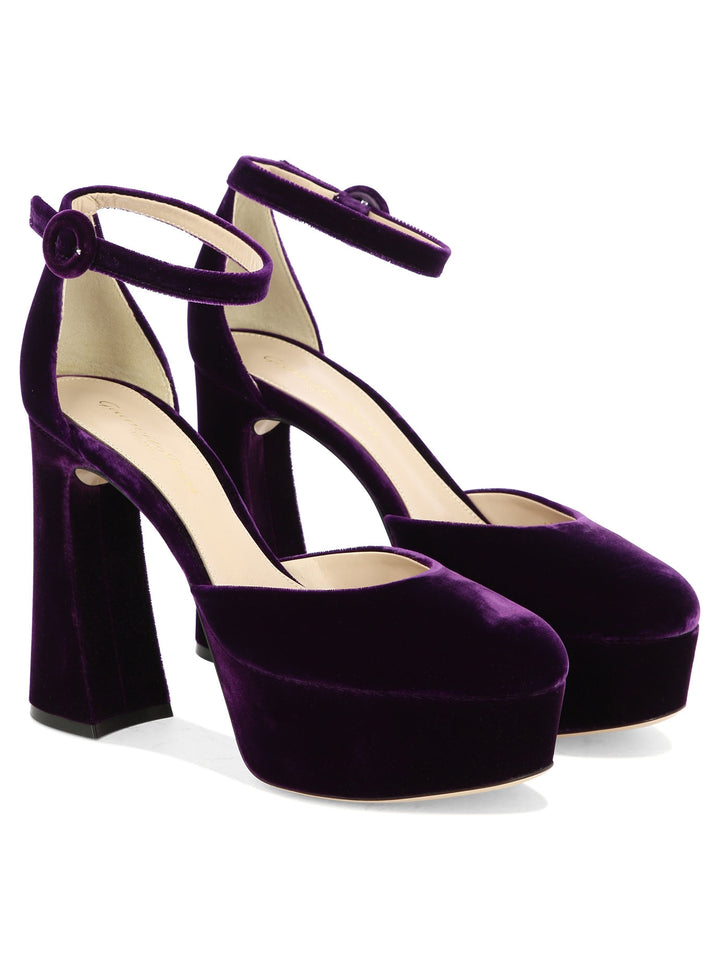 Gianvito Rossi Holly D Heeled shoes - Purple | 49aae07ce72a91a1c3018ad149d2f26cd1fb9310