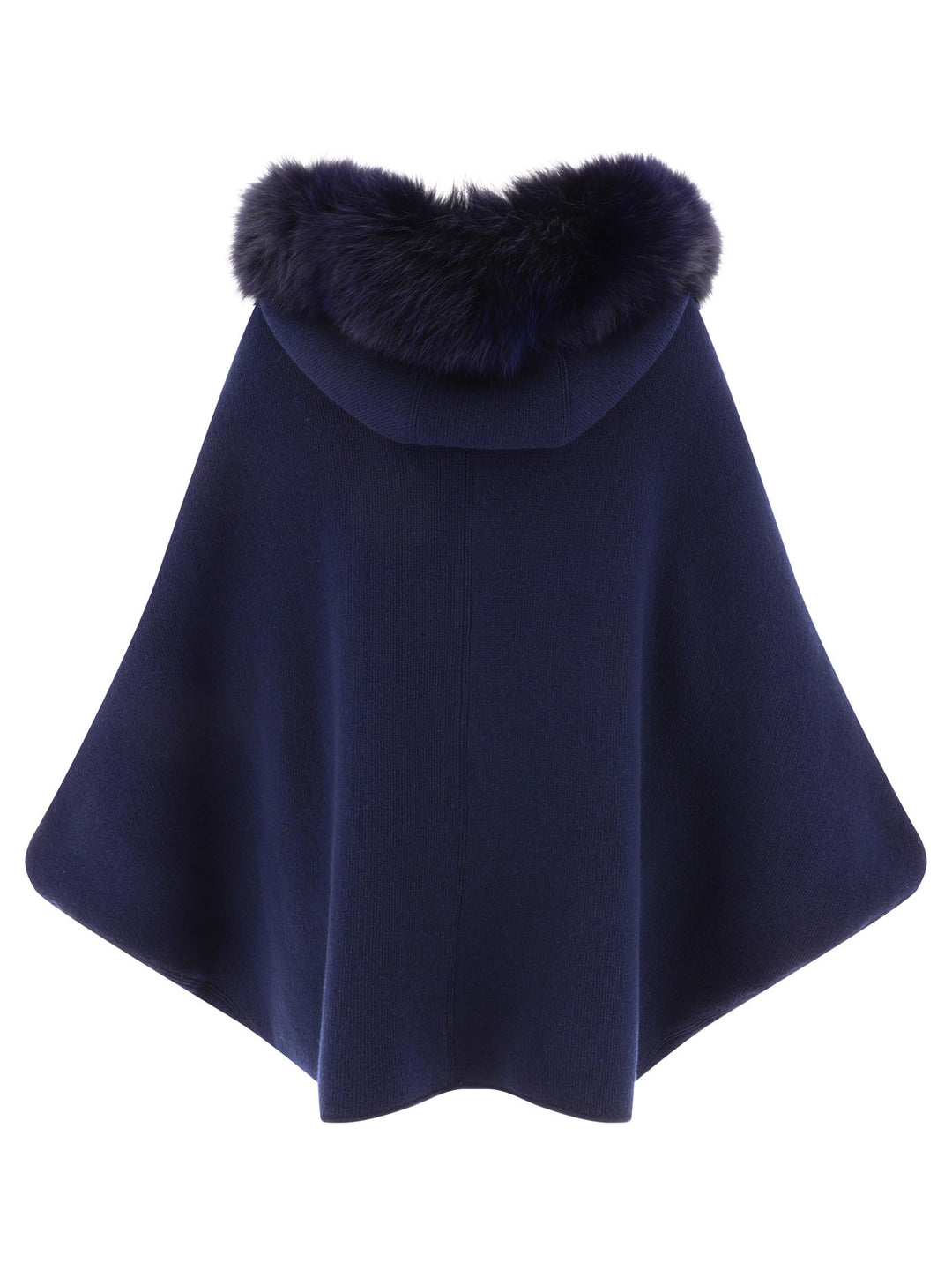 Giovi Wool And Cashmere Cape Jackets and Coats - Blue | b1668cde818a5c51178535280872b354e78d6bb4