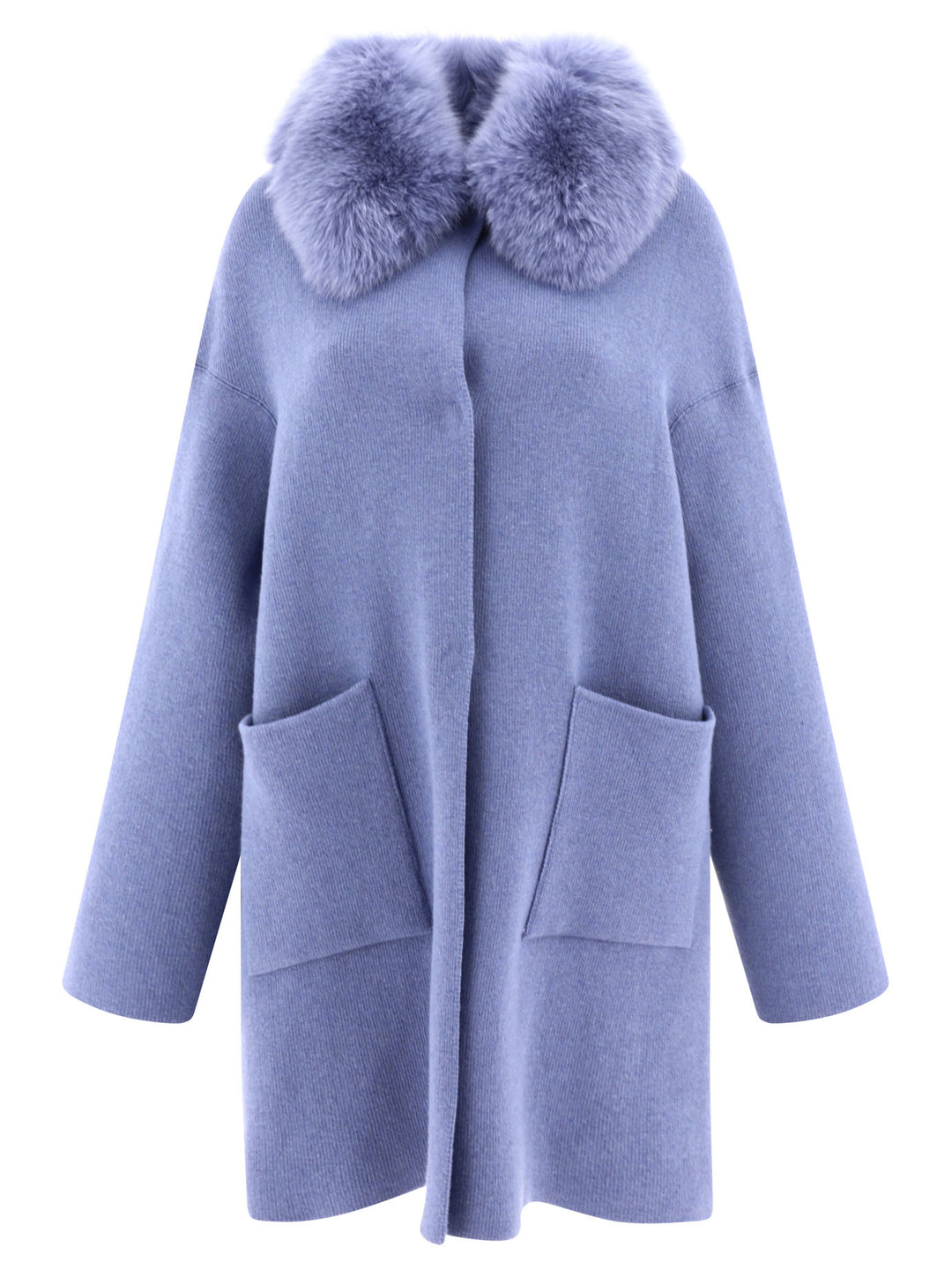Giovi Wool And Cashmere Coat Jackets and Coats - Light blue | 7e8d67a7c07ab3a947cc06b5006b9e8d375a6c76
