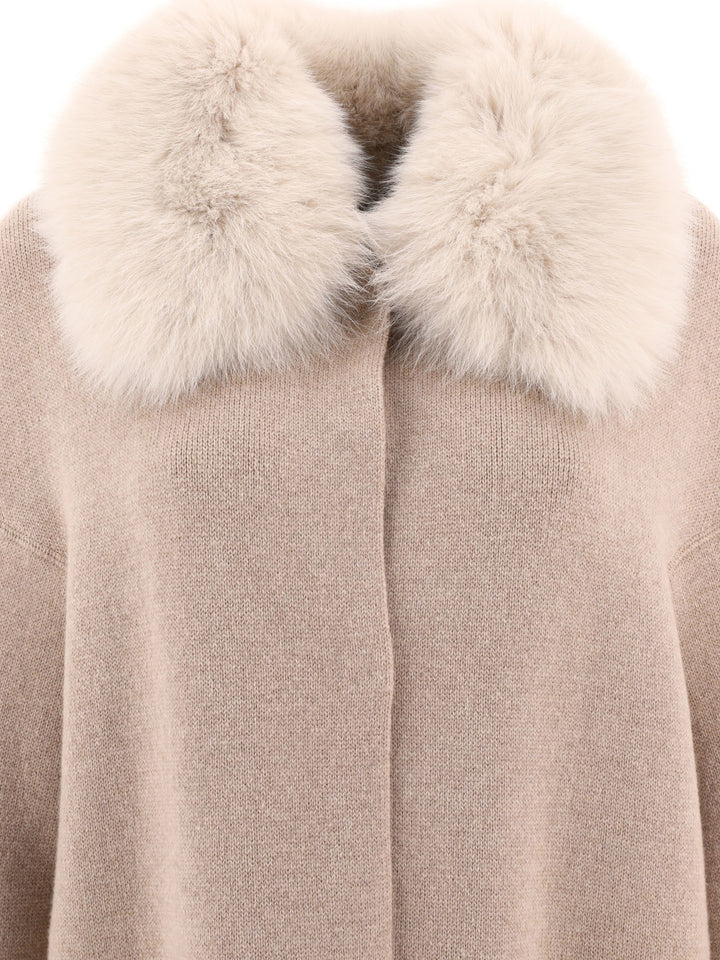 Giovi Wool And Cashmere Coat Jackets and Coats - Beige | 4bda7365d2fd25a88306d7585e00c0903105848d