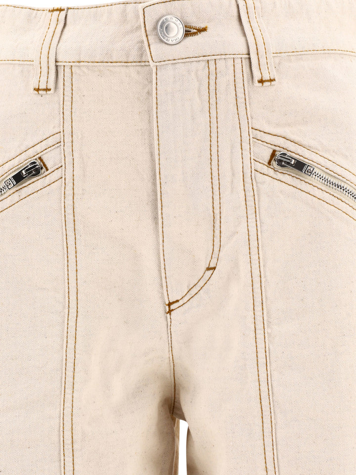 Isabel Marant Fanny Jeans - Beige | 8b9a684e8b80f66772e28817f651b5fdd9dfca0c