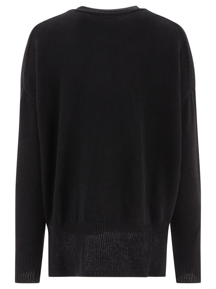 Jil Sander Superfine Cashmere Knitwear - Black | da6298d9f91e2553e12bd6b4aec96ea3ca2cf2fa