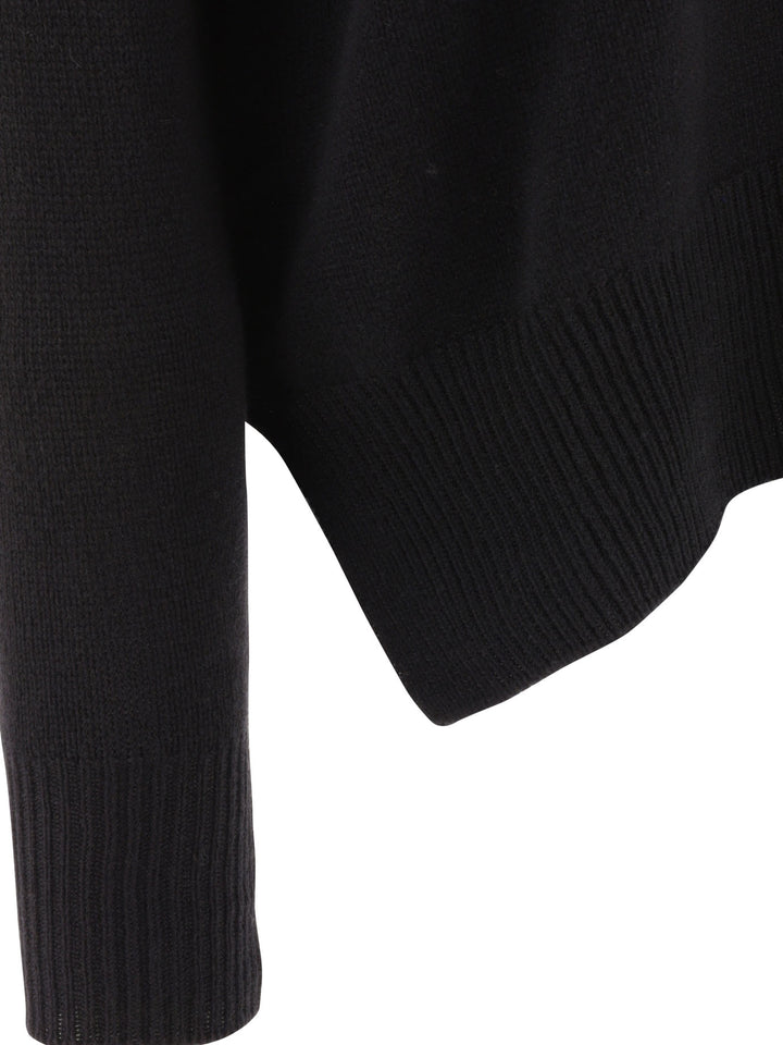 Jil Sander Superfine Cashmere Knitwear - Black | ae6f88800c31a7cdfcd15252c7486a3fc2c94522