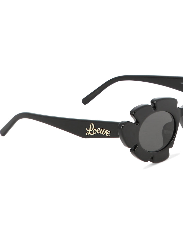 Loewe Flower Sunglasses - Black | a1344e8670d7c4aaceff7529c6be2a55fa6d9022
