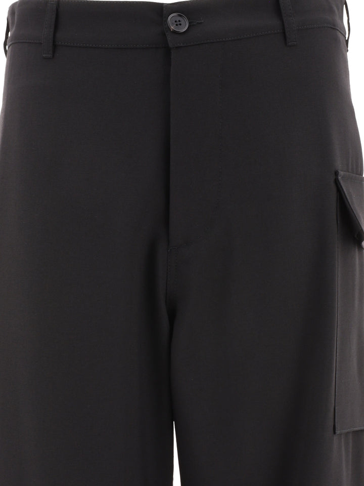 Marni Virgin Wool Straight Trousers - Black | 3a05e3278024cbd046bde6b8cd8f380a6b8435e4