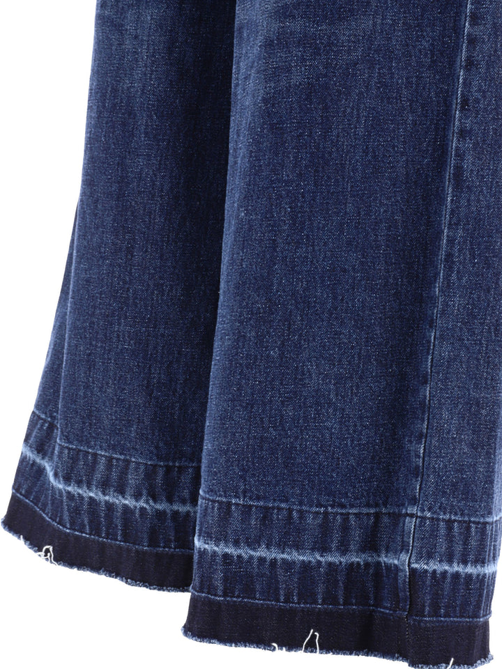 Sacai Belted Jeans - Blue | f0fd6824b890eeb2f21e407a1b54b824cc1052ef