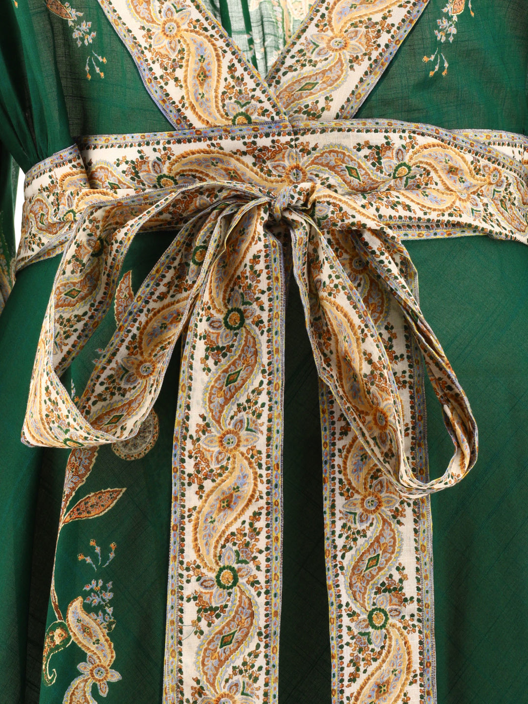 Zimmermann Devi Wrap Dresses - Green | fdd03b8f2106ff544fa4a4bdef7710b442afdd96
