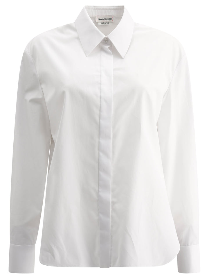 Alexander Mcqueen  Shirts - White | c512aa210591861f0e84fe13052b296aaf72659a