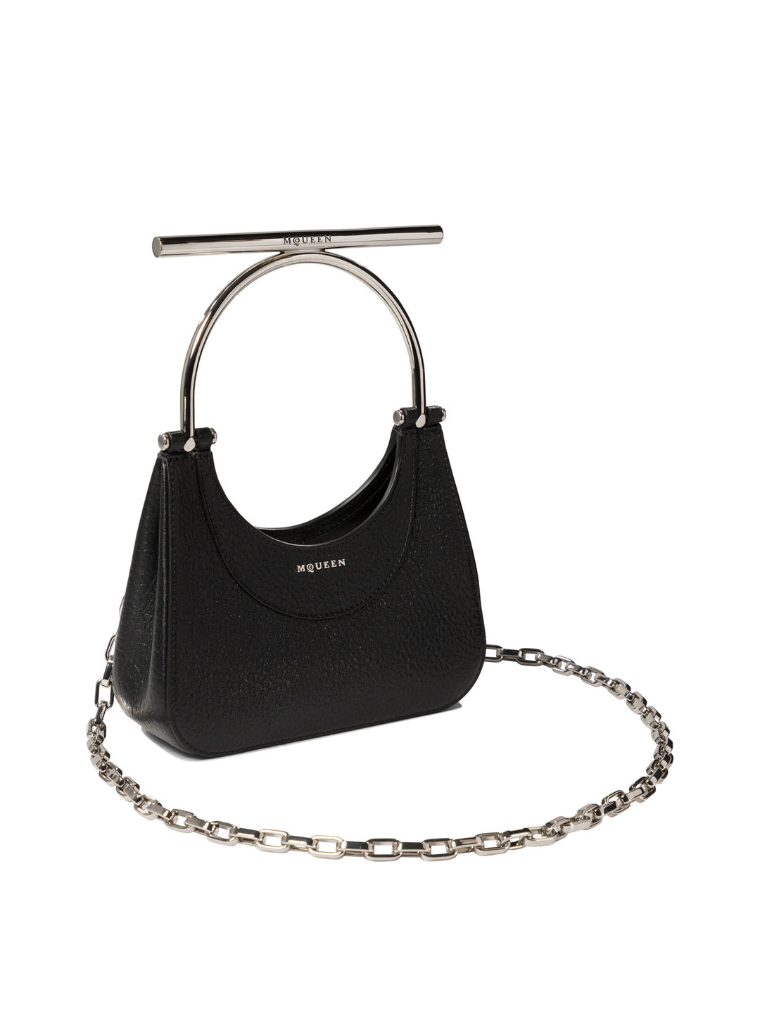 Alexander Mcqueen Mini Cross-Bar Handbags - Black | 03860e6701484574a90b0349e1d2b2ba9f28aefc