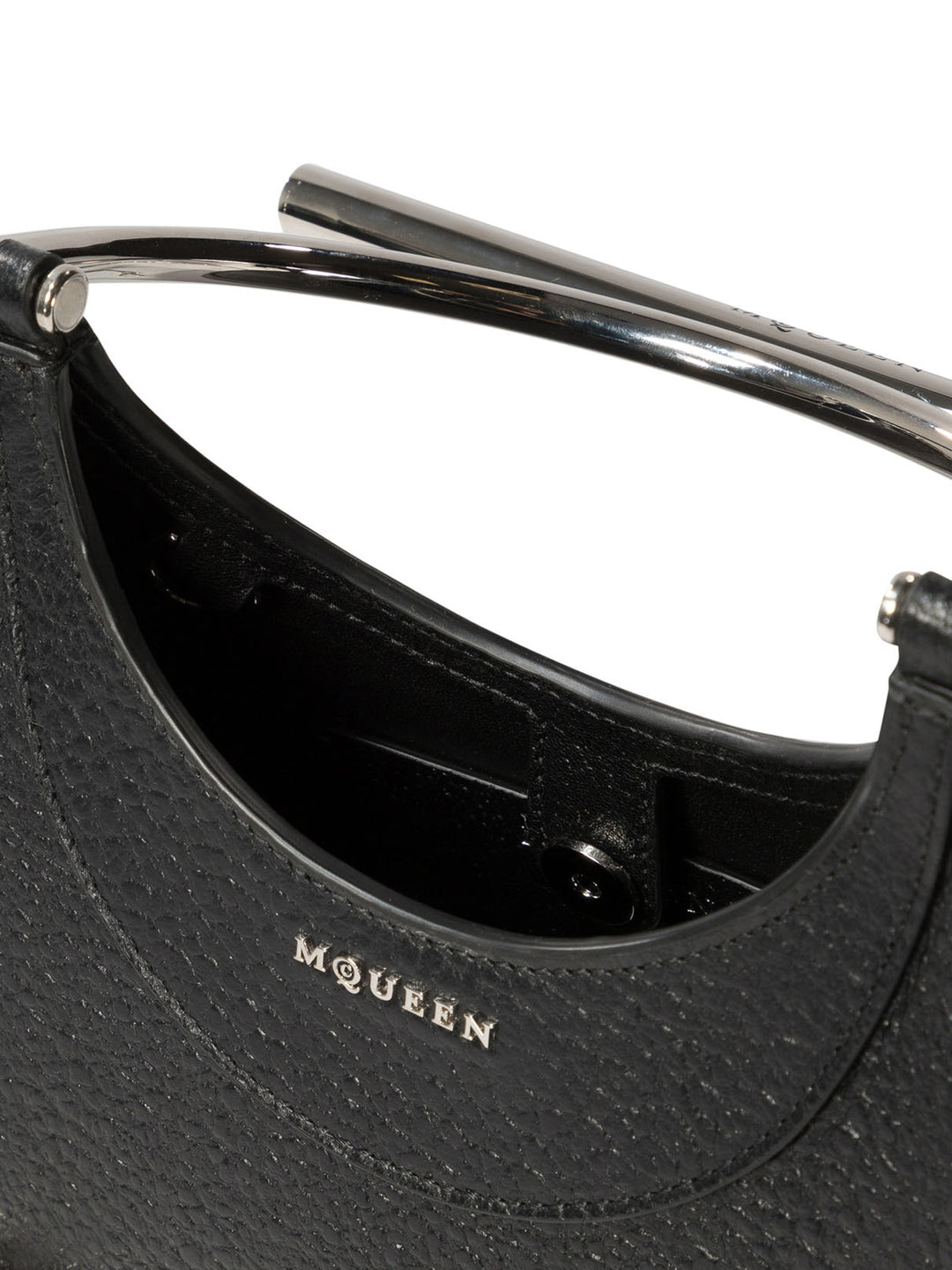 Alexander Mcqueen Mini Cross-Bar Handbags - Black | 36e9313bb7556e816bd2d424f5f4789fbb993e32