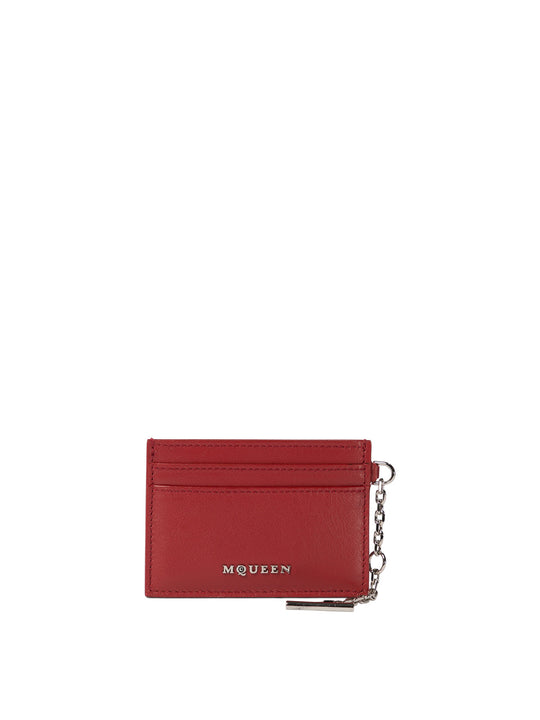 Wallets & Card Holders Red