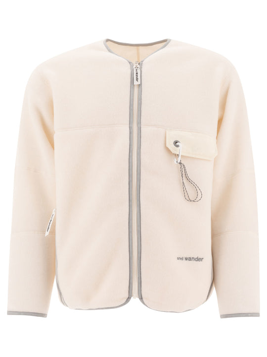 Fleece Jacket Jackets And Coats White
