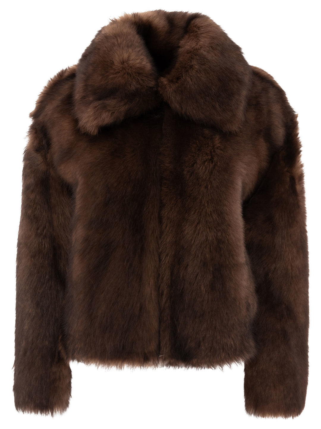 B&W Shearling Coat Jackets and Coats - Brown | a76a0c0c16b97583fe60ceadba7f6f52f2c686e2