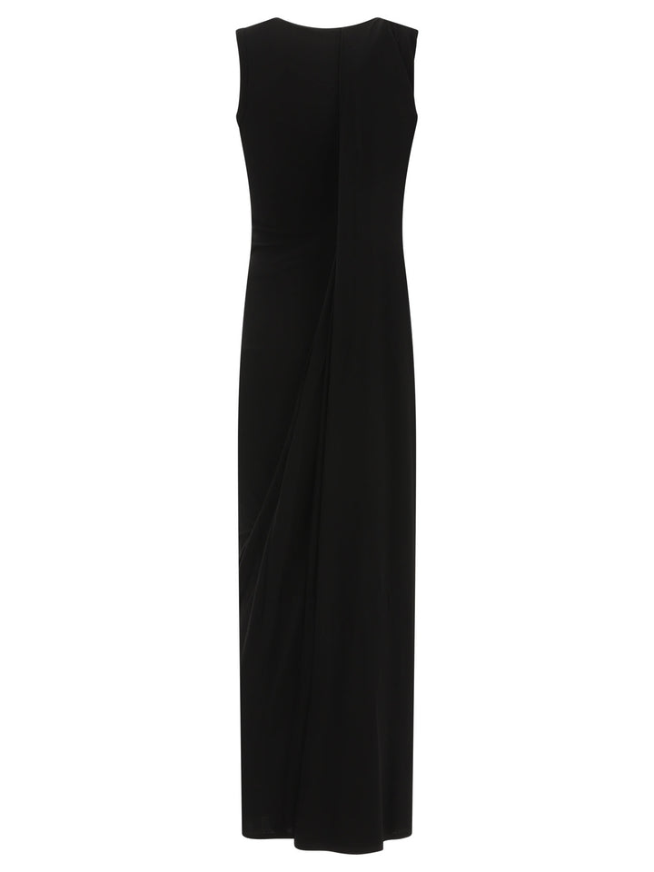 Balenciaga Ribbed Jersey Sleeveless Dress Dresses - Black | 9c7e6b9ba5d7f136514fe4953383997ddb0ee91e