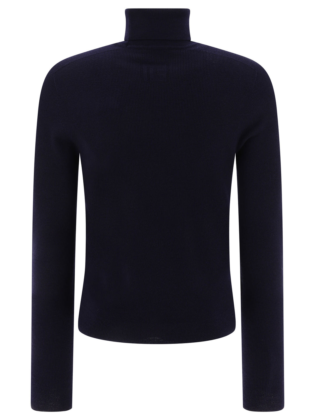 Balmain Sweater With Patch Logo Knitwear - Blue | 22f71fac5390eb9815660a7e5be03fb5bf990e00