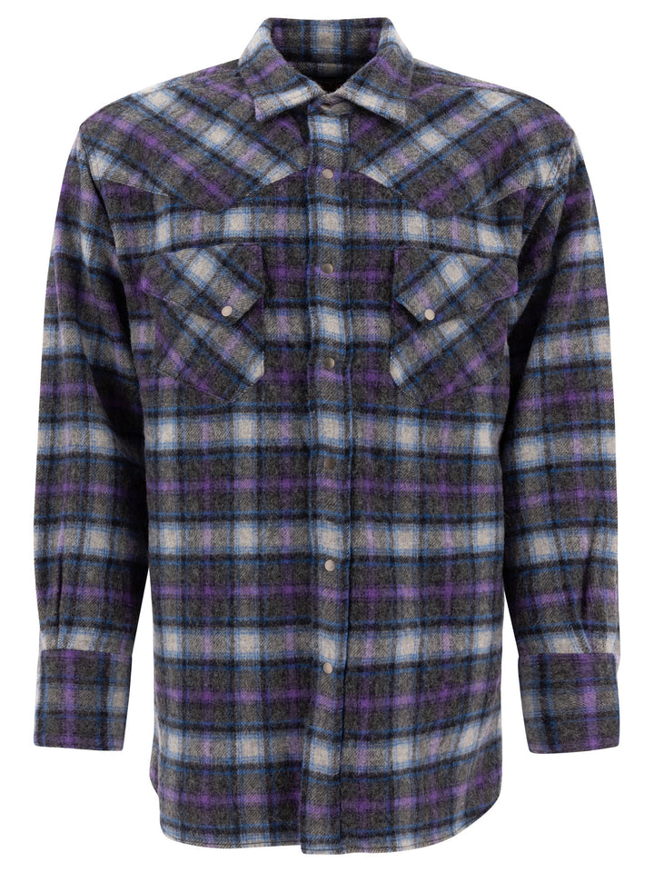 Beams Plus Western Shirts - Purple | 6d5e3a64c53ae2230b851982bda84e5867403465