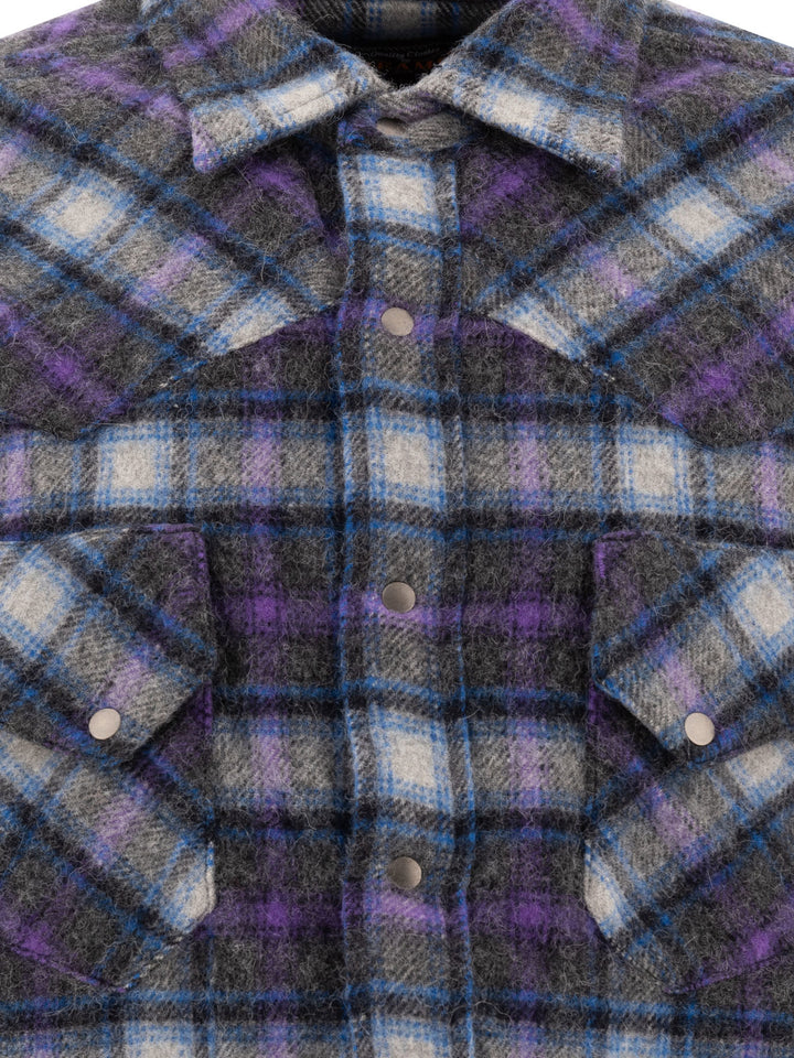 Beams Plus Western Shirts - Purple | 185603fedcebfc62c9f6cc05a69960f9d57b434e