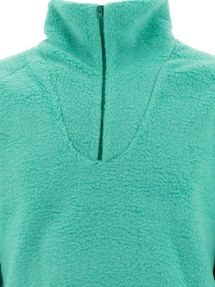 Beams Plus Half Zipper Sweater Knitwear - Green | 9d03254dbee1ff9474f41171f774ca15cfefb1c0