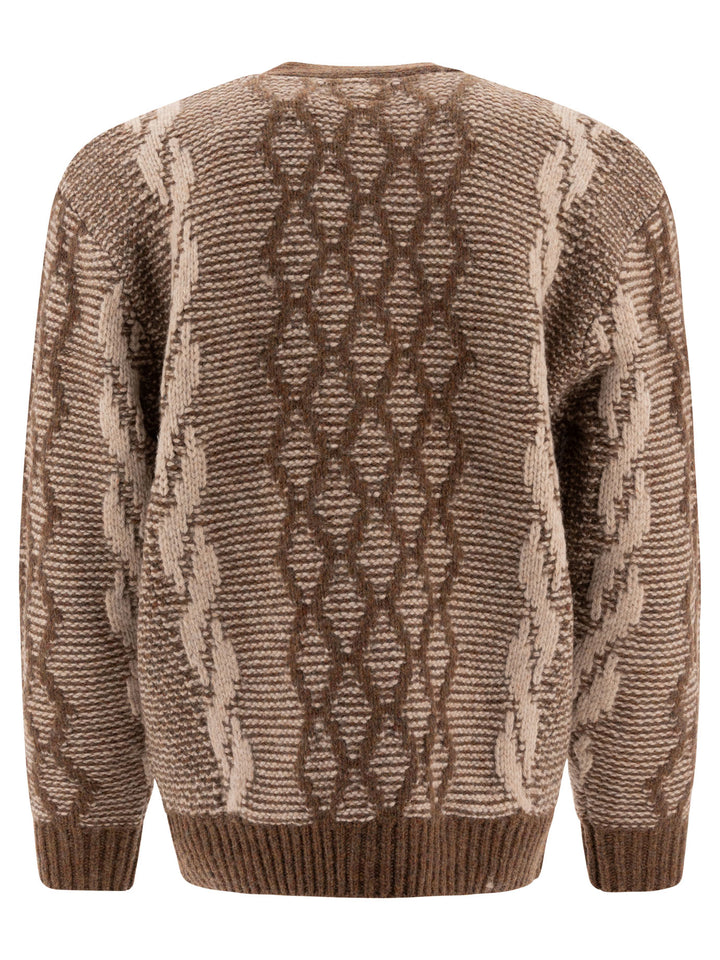 Beams Plus Wool Cardigan Knitwear - Brown | 35020e6b99a487b1735f3ab641eb6aa88d9761bd